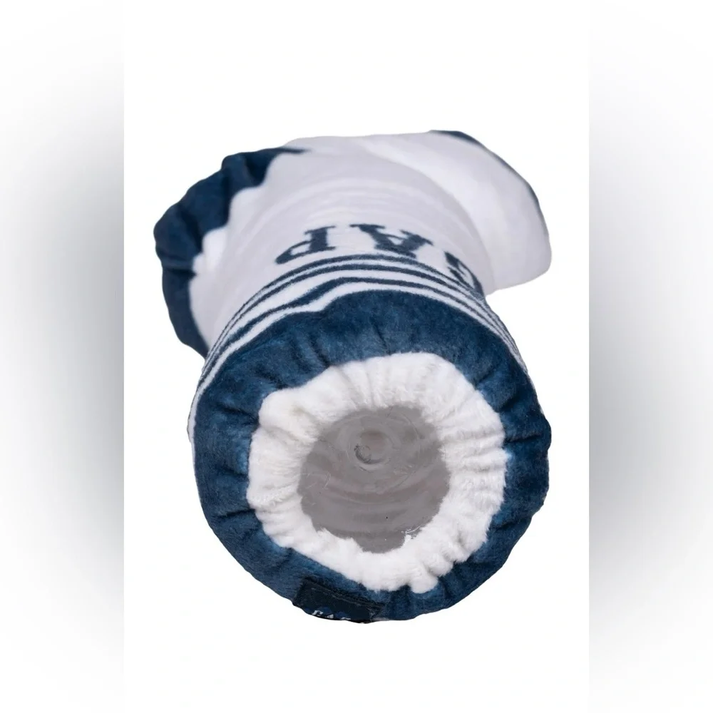 •NWT•Gap Pet Toy Plush Denim Bone Shaped Squeaker + Plush Sock with Water Bottle
